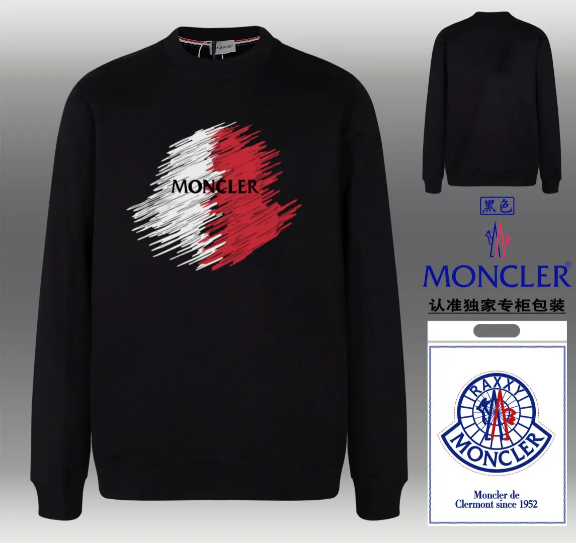 📦 📦 【 In Stock】 〖 𝐌𝐎𝐍𝐂𝐋𝐄𝐑~ 〗 440g ， 😎 ， ， Factory 2025 T ， ， Premium Breathable Same Style ：Black White Size：S M L XL 2XL